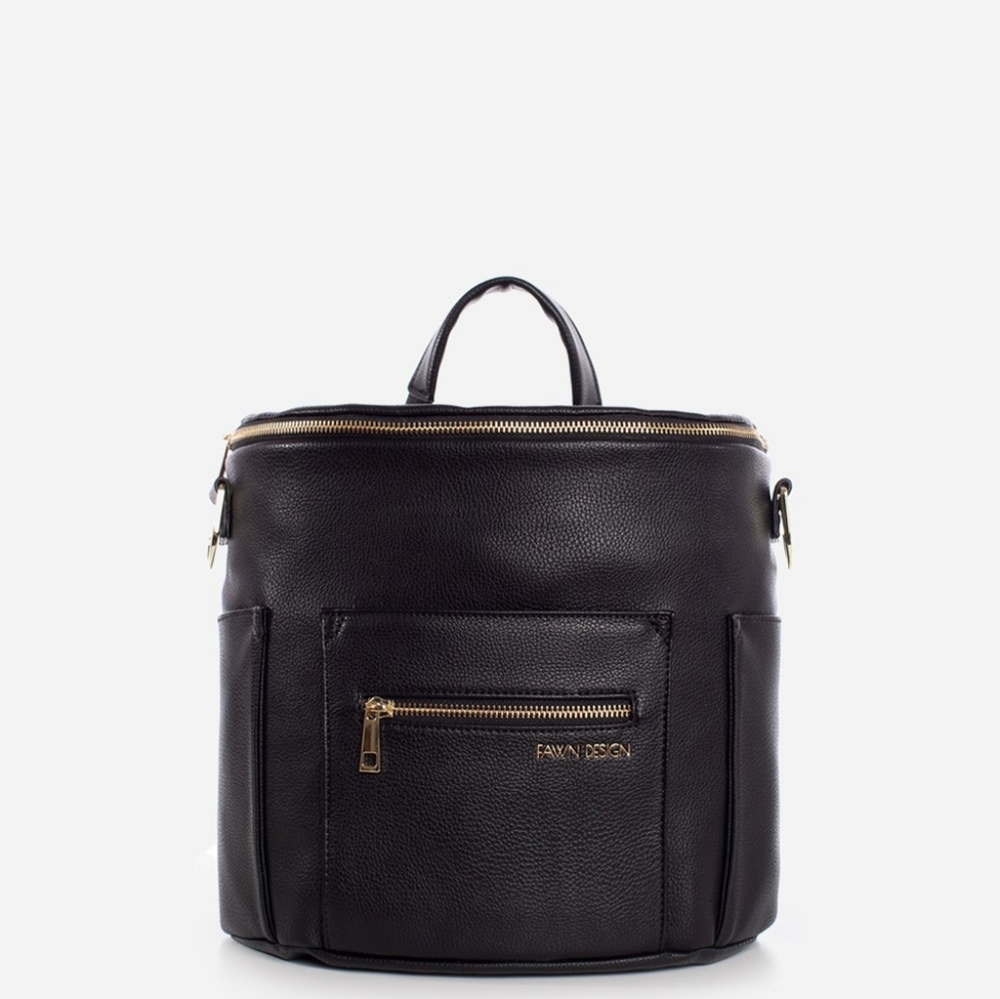 Fawn Design Mini Diaper Bag in Black